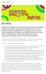 Lettre d'Information Sciences Essonne - Mars 2014