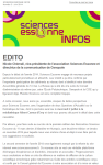 Lettre d'Information Sciences Essonne - Juin 2014