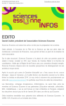 Lettre d'Information Sciences Essonne - Septembre 2014